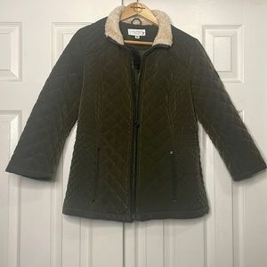 Laundry by Shelli Segal Women’s quilted Zip-Up Jacket (medium)